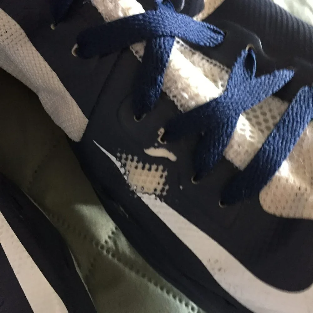 Nike Men's Zoom Hyperdistributor White/Navy Sz 15